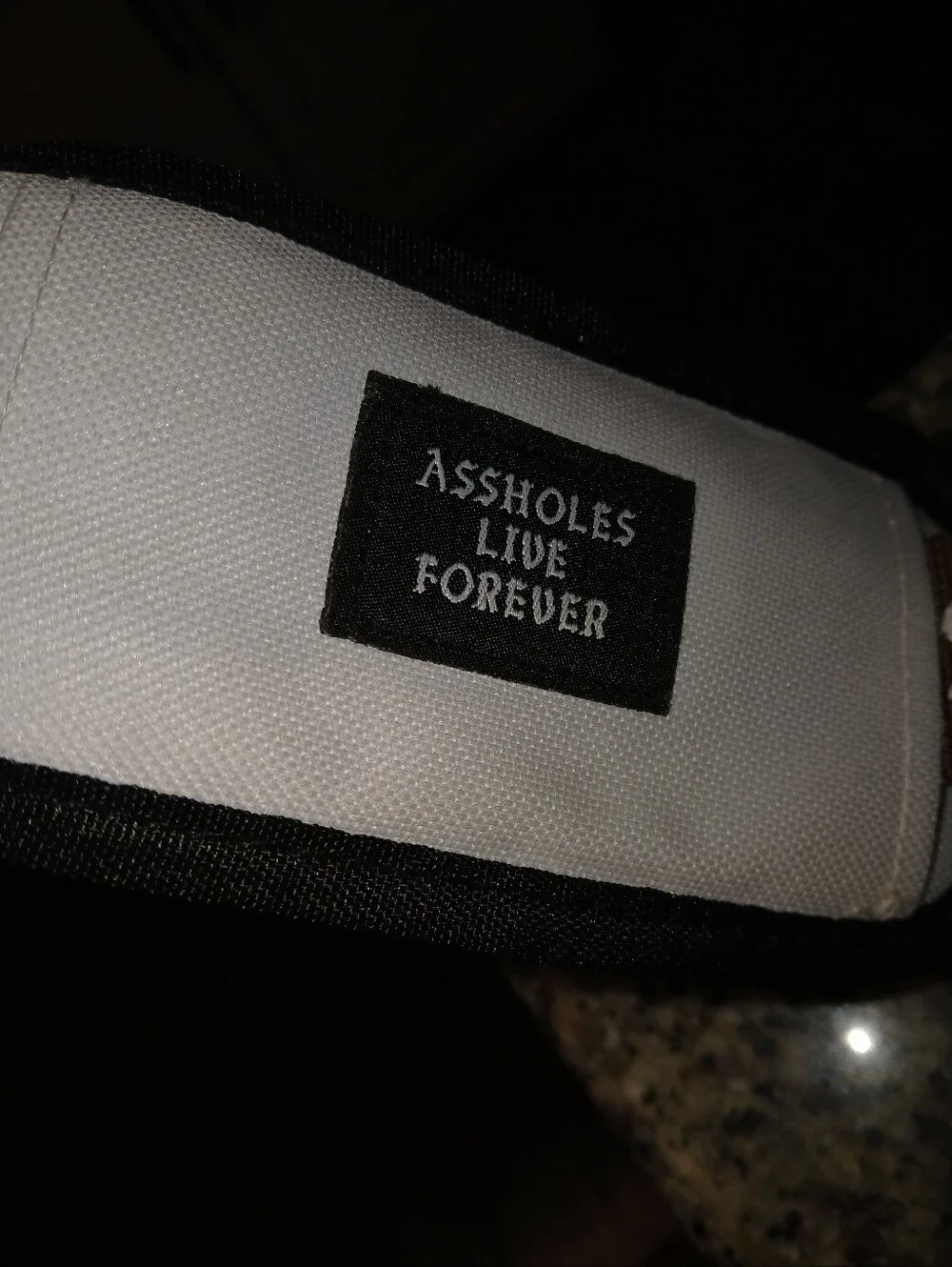 New Without Tags ASSHOLES*S LIVE FOREVER - Emotional Baggage Duffle Bag Brown